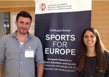 Kim Weidig en Fabienne Caiazza (Sports for Europe)